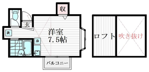 メゾン・ド・シフォンの物件間取画像